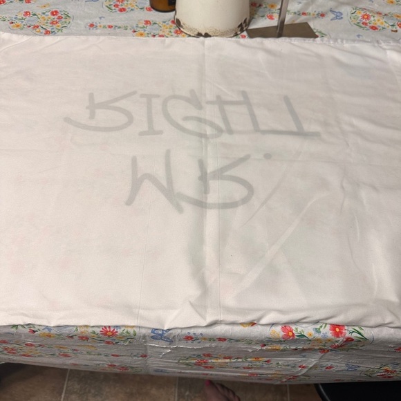Others Follow White Pillowcase with Black Text - Picture 4 of 4